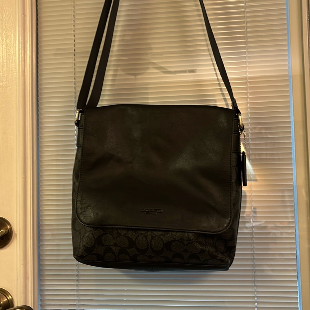 Coach black crossbody